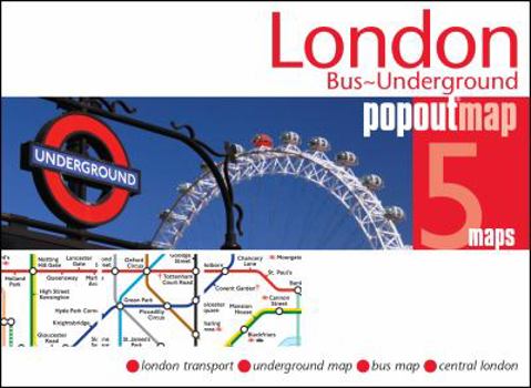 Map London Bus & Underground Popout Map Book