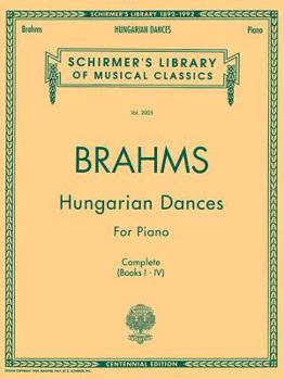 Paperback Hungarian Dances: Schirmer Library of Classics Volume 2005 Piano Solo Book