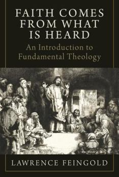 Hardcover Faith Comes from What Is Heard Book