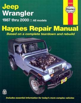 Paperback Haynes Jeep Wrangler: 1987 Thru 2000 All Models Book