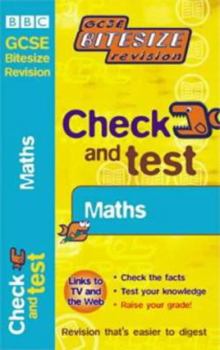 Paperback Check and Test: Maths (GCSE Bitesize Revision) Book