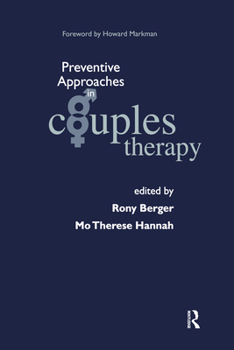 Hardcover Preventive Approaches in Couples Therapy Book
