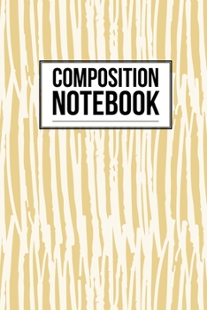 Paperback Composition Notebook: College Ruled 6" x 9" Lovely Writing Notes Journal, Office, Kids, School and college student. Book