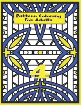 Paperback Pattern Coloring For Adults Vol.4 Book