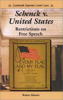 Library Binding Schenck V. United States: Restrictions on Free Speech Book