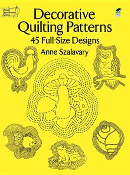 Paperback Decorative Quilting Patterns: 45 Full-Size Designs Book