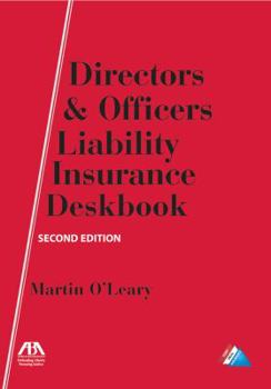 Paperback Directors & Officers Liability Insurance Deskbook Book