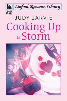 Paperback Cooking Up a Storm [Large Print] Book