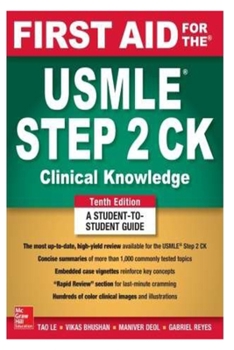 Paperback FIRST AID FOR THE USMLE STEP 2 CK, TENTH EDITION Book