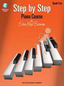 Paperback Step by Step Piano Course - Book 5 (Book/Online Audio) [With CD (Audio)] Book