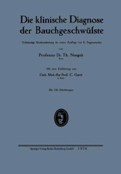 Paperback Die Klinische Diagnose Der Bauchgeschwülste [German] Book