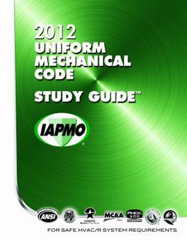 Paperback Uniform Mechanical Code 2012 Study Guide w/ Tabs Book