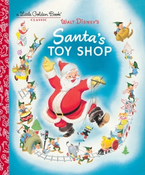 Hardcover Santa's Toy Shop (Disney) Book