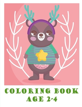 Paperback Coloring Book Age 2-4: Easy and Funny Animal Images Book