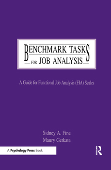 Hardcover Benchmark Tasks for Job Analysis: A Guide for Functional Job Analysis (fja) Scales Book