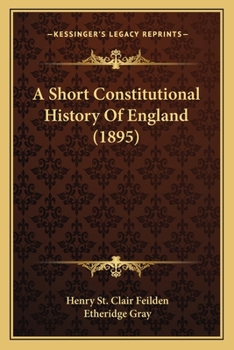 A Short Constitutional History of England