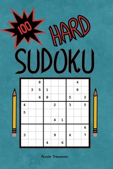 Paperback 100 Hard Relaxing Sudoku Puzzles: Advanced Challenging Brain Games, Sudoku Puzzle Books for Adults, Kids and Seniors Book