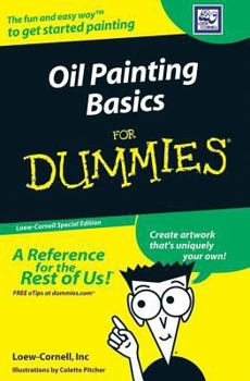 Paperback Oil Painting Set for Dummies Book