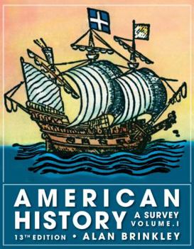 Paperback American History, Volume 1: A Survey Book