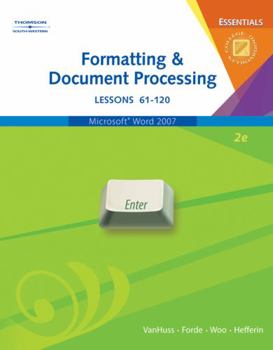 Paperback Formatting & Document Processing Essentials, Lessons 61-120 [With CDROM] Book