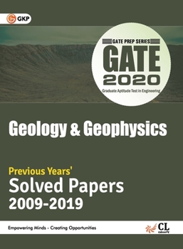 Paperback Gate 2020: Geology and Geophysics Year-wise Previous Solved Papers Book