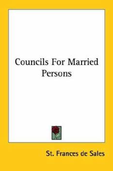 Paperback Councils For Married Persons Book