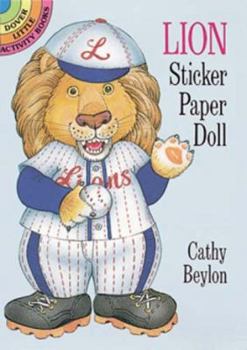 Paperback Lion Sticker Paper Doll Book