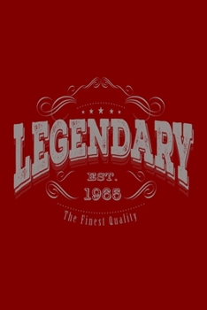 Paperback Legendary 1965: Vintage Password Tracker Classic Cover 6" x 9" Notebook 50 Pages Book