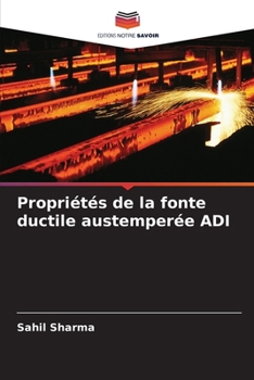 Paperback Propriétés de la fonte ductile austemperée ADI [French] Book