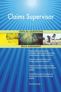 Paperback Claims Supervisor Critical Questions Skills Assessment Book
