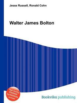 Paperback Walter James Bolton Book