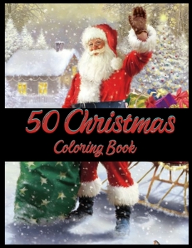 Paperback 50 Christmas Coloring Book