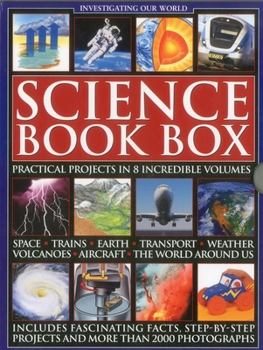 Hardcover Science Book Box: Practical Projects in 8 Incredible Volumes Book