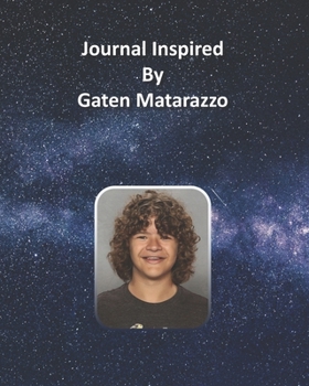 Paperback Journal Inspired by Gaten Matarazzo Book