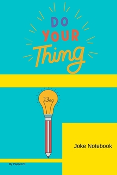 Paperback Joke Notebook -126 pages-6x9-Inches Book