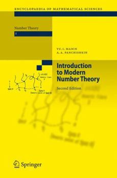 Hardcover Introduction to Modern Number Theory: Fundamental Problems, Ideas and Theories Book