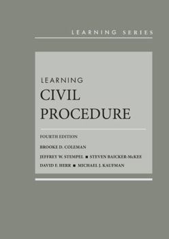 Hardcover Learning Civil Procedure (Learning Series) Book