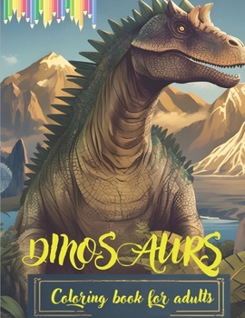 Paperback Dinosaurs Coloring Book for Adults: Coloring Pages Book