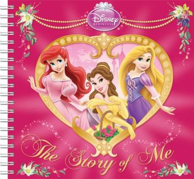 Hardcover-spiral Disney Princess The Story of Me Scrapbook, Photo Album, Diary, Journal, Keepsake Activity Sticker Book