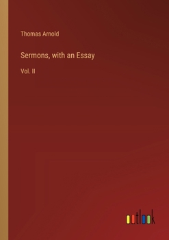 Paperback Sermons, with an Essay: Vol. II Book