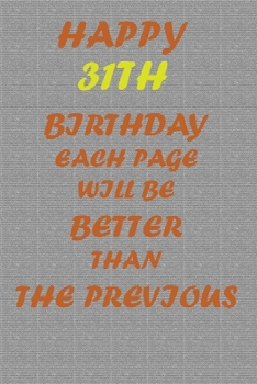 Happy 31th Birthday!