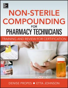 Paperback Non-Sterile for Pharm Techs-Text and Certification Review Book