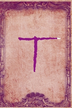 Letter T : Vintage Monogram Journal / Notebook, Pretty Personalized Medium Vintage Journal For Girls & Women: Blank lined journal diary notebook Size at 6 x 9 with 120 pages