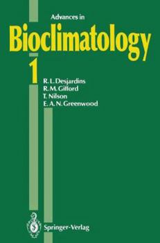 Paperback Advances in Bioclimatology 1 Book