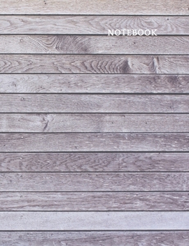 Lined Notebook: Ruled Pages Book (8,5 x 11 inches) - 100 Pages Journal II Planning, Drawing, Sketching, Writing, Wood, Boards