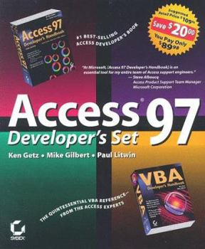 Paperback Access 97 Developer's Set [With (2) CDROM That Contain All the Sample Codes..] Book