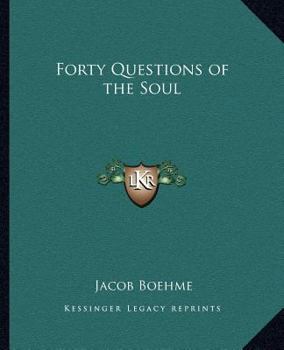 Paperback Forty Questions of the Soul Book