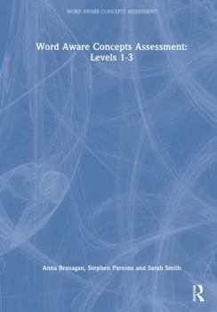 Hardcover Word Aware Concepts Assessment: Levels 1-3 Book