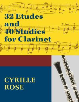 Paperback 32 Etudes and 40 Studies for Clarinet: (Dover Chamber Music Scores) Book