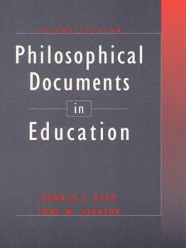 Paperback Philosophical Documents in Education Book